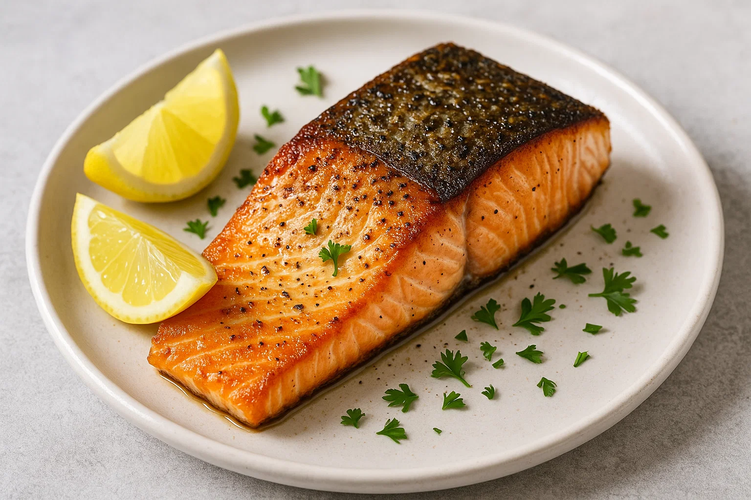 Pan-Seared Salmon (Crispy Outside, Tender Inside)