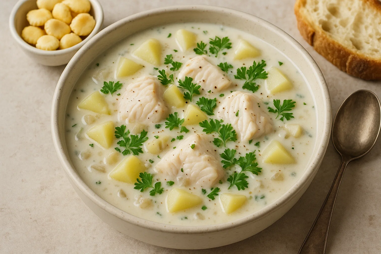 New England Fish Chowder (East Coast Classic)