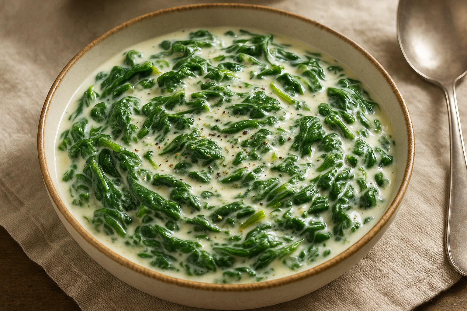 Creamed Spinach (Steakhouse Classic Side)