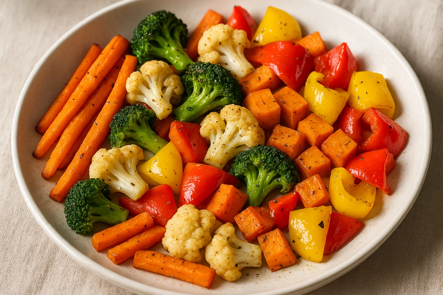Roasted Vegetables (Healthy Colorful Side Dish)