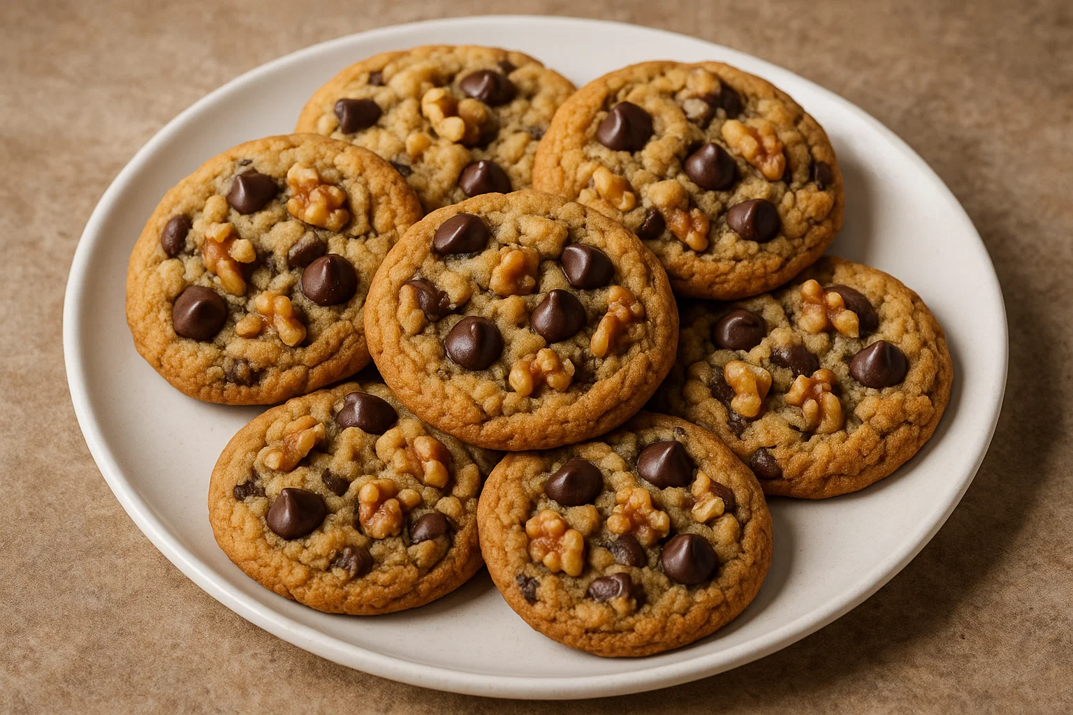 Chocolate Chip Cookies with Walnuts (Sweet & Nutty Delight)