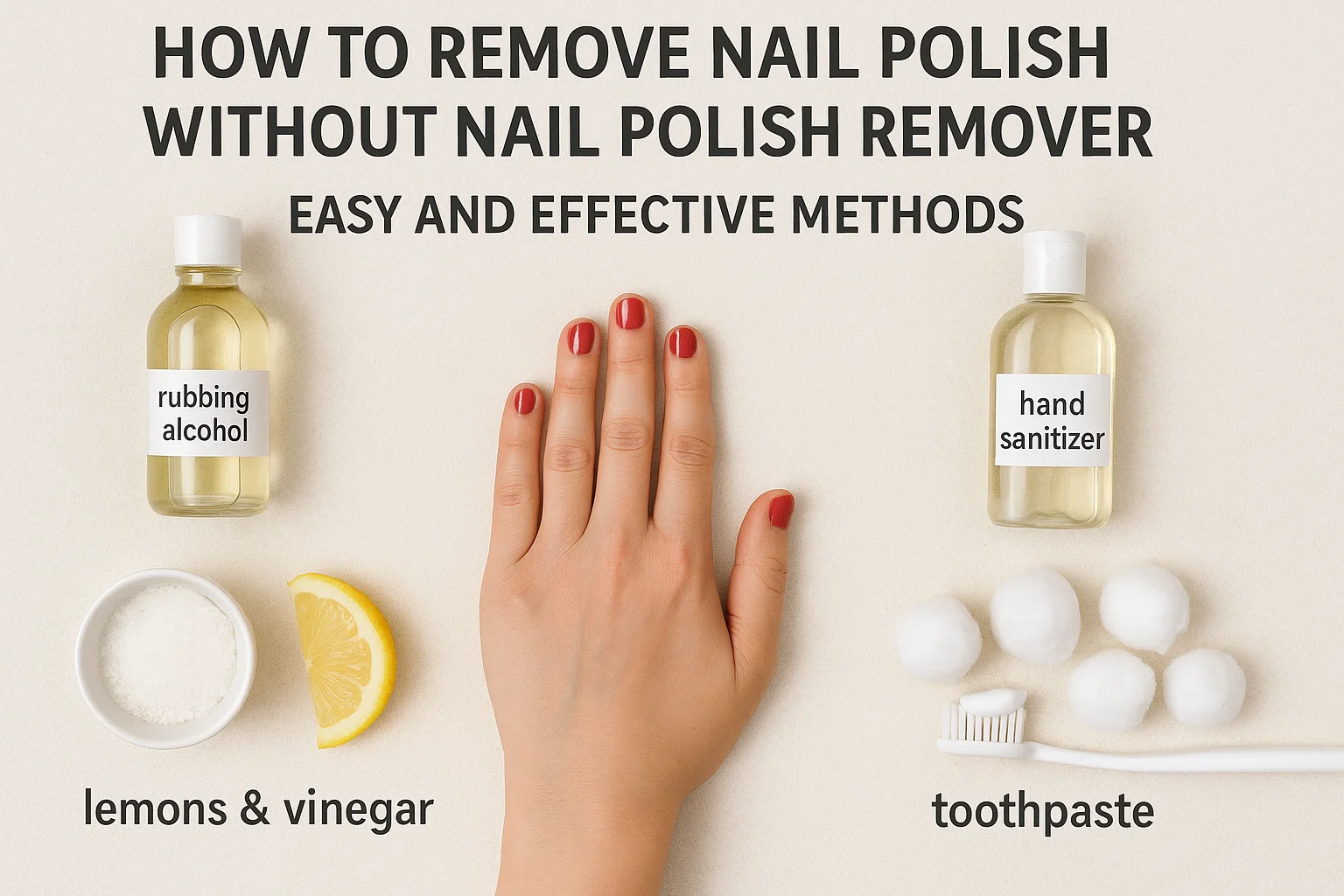 How to Remove Nail Polish Without Nail Polish Remover: Easy and Effective Methods