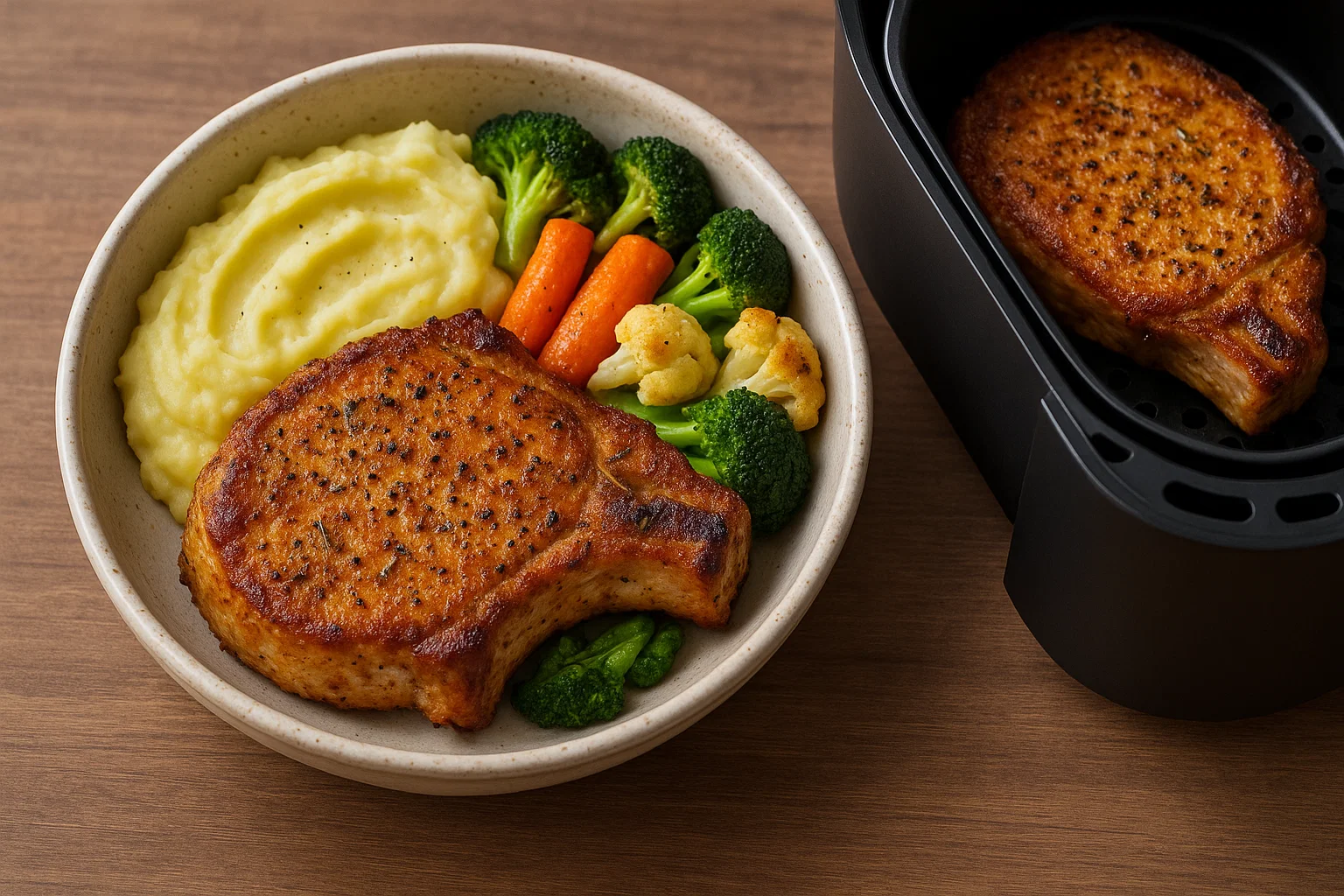 Air Fryer Pork Chops (Crispy & Juicy)